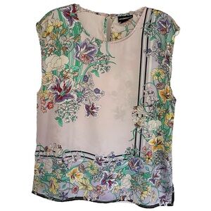 Scarf-like Sleeveless Shell